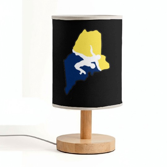 Maine Wrestling Fabric Lamps