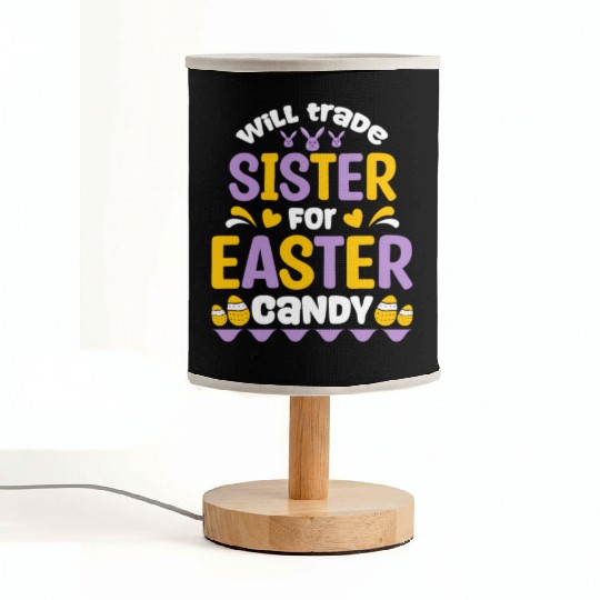 Sister For Easter Candy Fabric Lamps