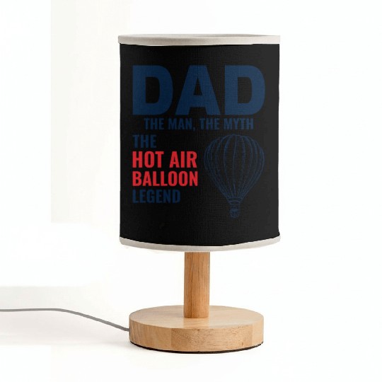 Hot Air Ballooning Hopper Balloon Dad Balloonist Fabric Lamps