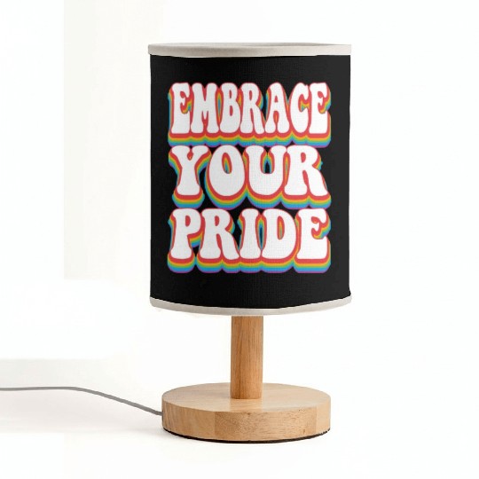 Embrace Your Pride - Pride Rainbow LGBTQ+ Fabric Lamps