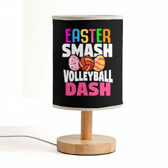Easter Volleyball Bunny Holiday Rabbit Sport Fabric Lamps