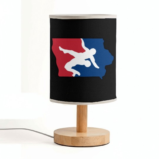 Iowa Wrestling Fabric Lamps