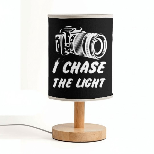 Funny Camera photography quote gift Fabric Lamps