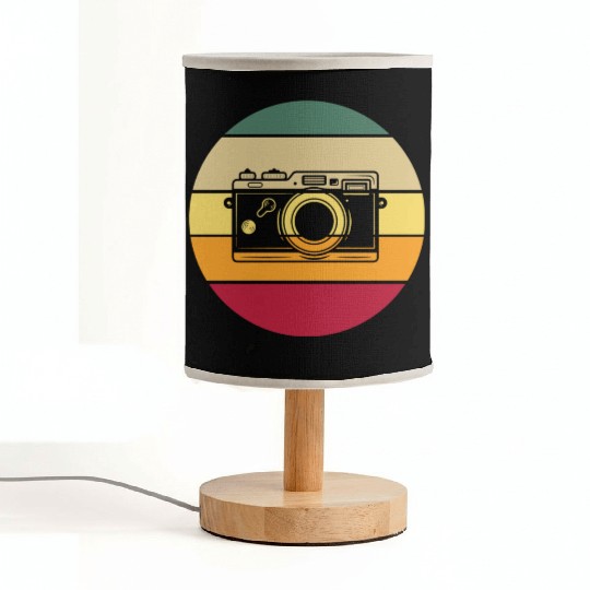 Funny Camera photography quote gift Fabric Lamps