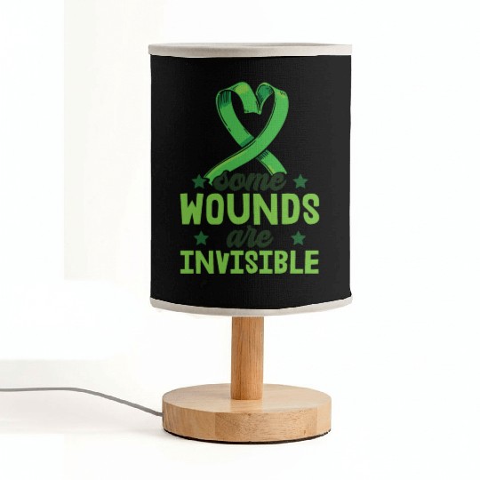 Mental Health Some Wounds Are Invisible Fabric Lamps