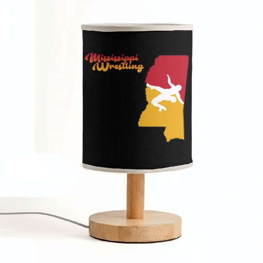 Mississippi Wrestling Fabric Lamps