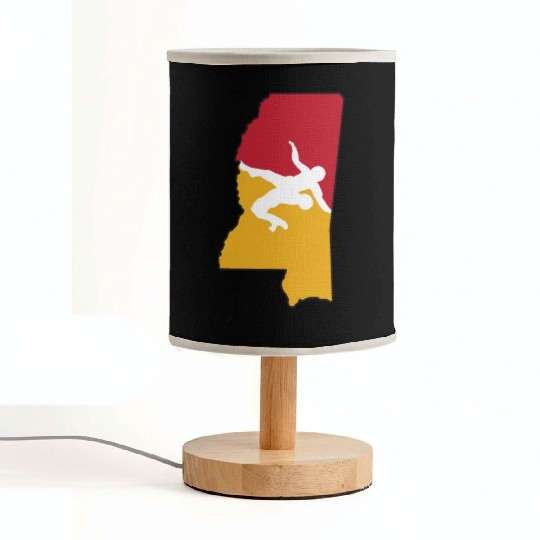 Mississippi Wrestling Fabric Lamps