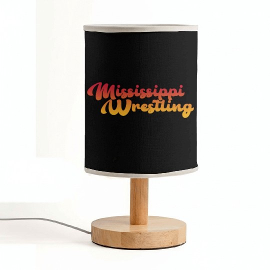 Mississippi Wrestling Fabric Lamps