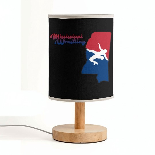Mississippi Wrestling Fabric Lamps