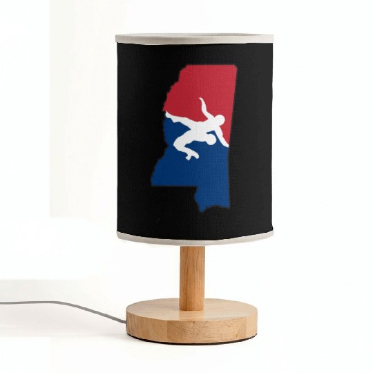 Mississippi Wrestling Fabric Lamps