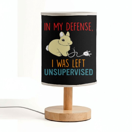 In My Defense I Was Left Unsupervised Fabric Lamps