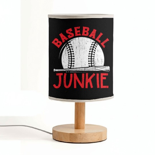 Baseball Junkie Baseball Player Baseball Coach Fabric Lamps