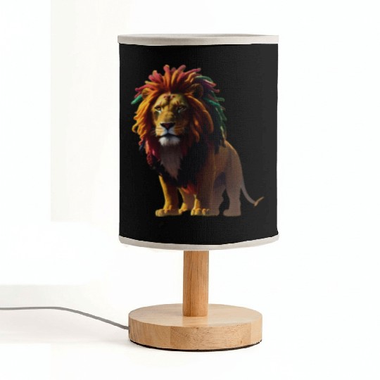 Rasta Lion Fabric Lamps