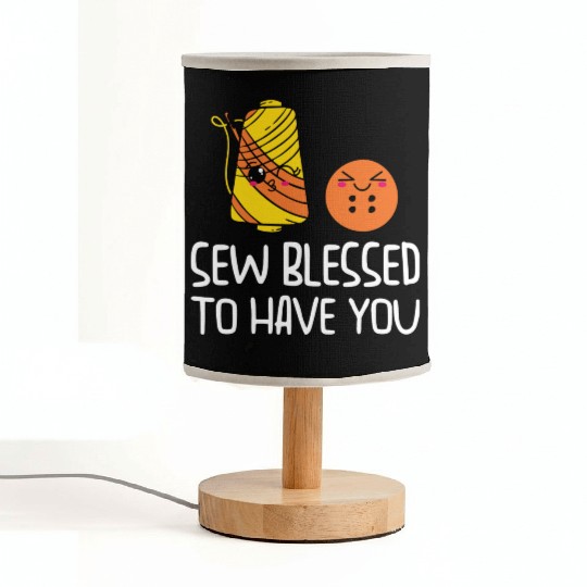 Button Thread Sibling Goals Big Brother Sister Pun Fabric Lamps