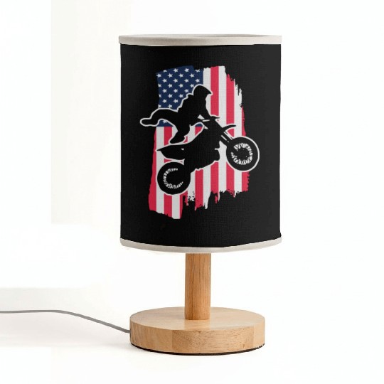 Dirt Bike USA Fabric Lamps