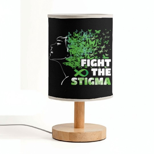 Butterfly Fight The Stigma Mental Health Awareness Fabric Lamps