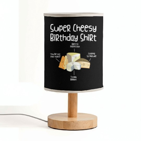 Super Cheesy Birthday Party Natal Day Cheese Lover Fabric Lamps