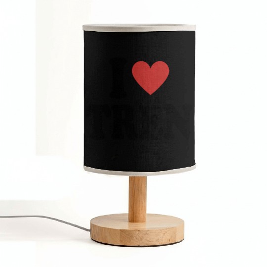 I Heart Tren Fabric Lamps