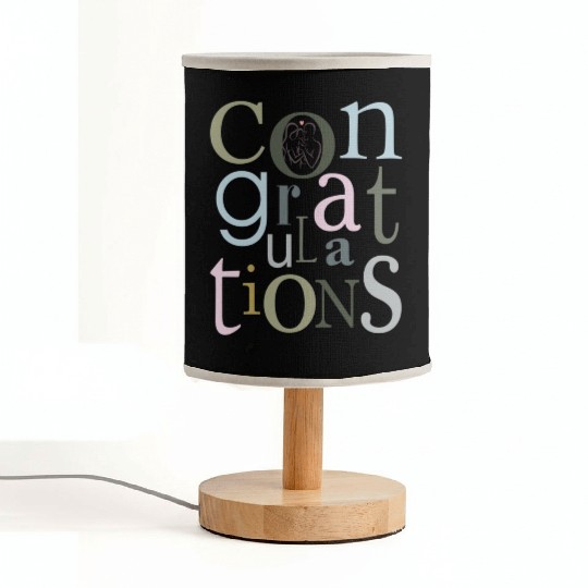 congratulations newborn baby Fabric Lamps