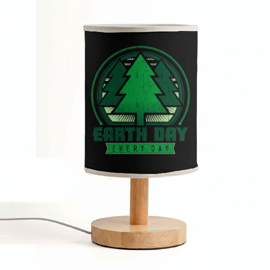 Earth Day Every Day Fabric Lamps