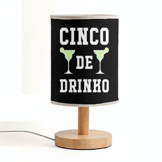 Cinco De Drinko Lime Cinco De Mayo May Fifth Fabric Lamps