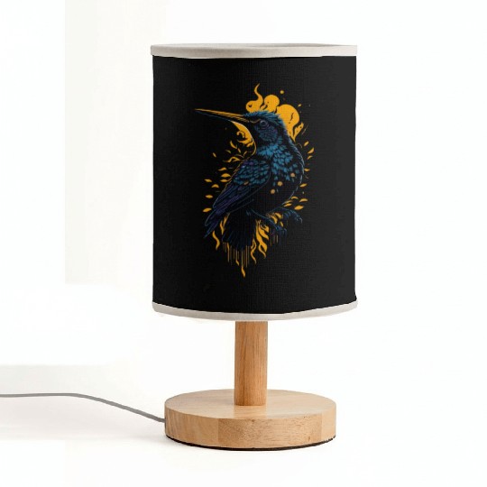 Nature Lovers - Charming Hummingbird Fabric Lamps