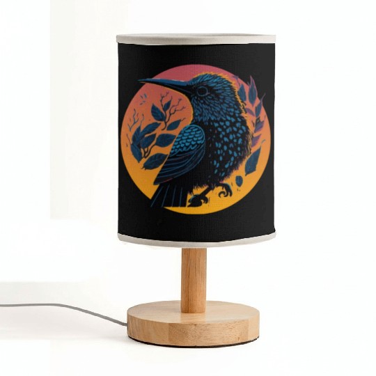 Nature Lovers - Charming Hummingbird Fabric Lamps