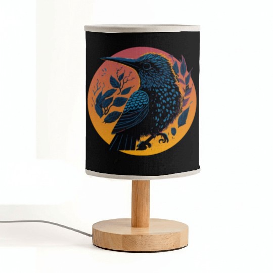 Nature Lovers - Charming Hummingbird Fabric Lamps