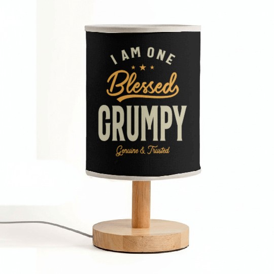 Blessed Grumpy Dad/Grandpa - Father's Day Fabric Lamps