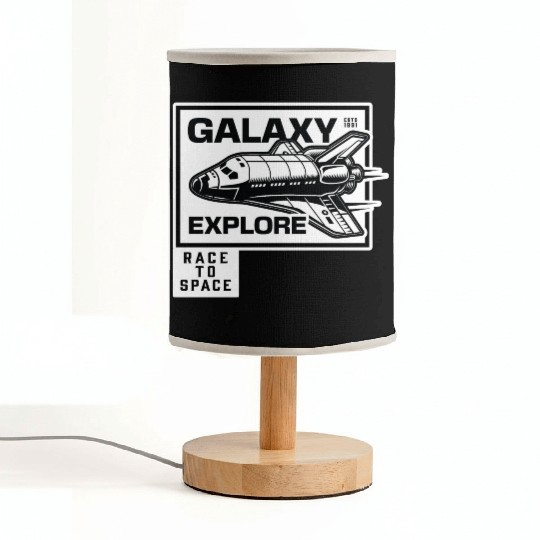 Galaxy Explore Race To Space. Fabric Lamps