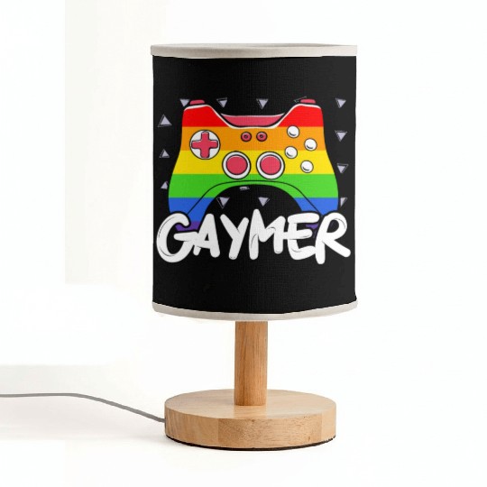 Gaymer Video Game Rainbow Pride Month LGBTQ Gay Fabric Lamps