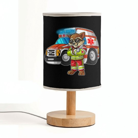 Paramedic - Raccoon Fabric Lamps