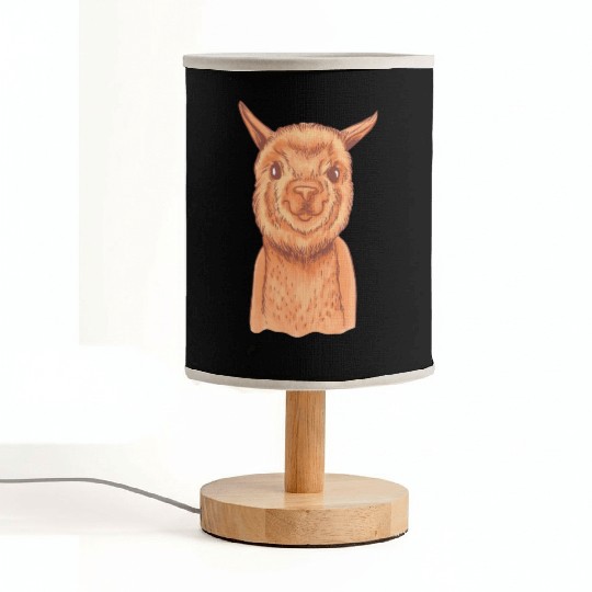 Alpaca Animal Lover Alpaca Love Watercolor Art Fabric Lamps