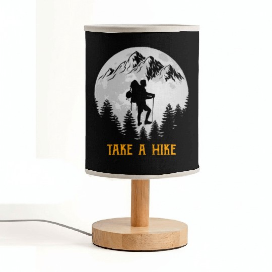 Take a Hike Wanderlust Hiking Fabric Lamps