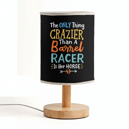 Barrel Racing Fabric Lamps