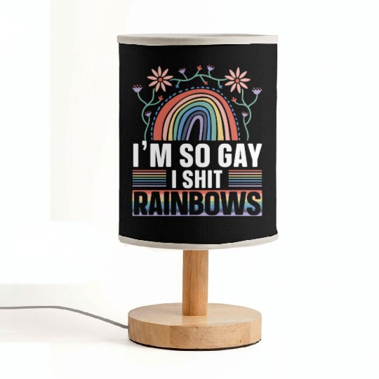 Gay Rights Rainbow Pride Month LGBTQ Gay Pride Fabric Lamps