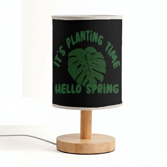 planting time, plant time, hello spring Fabric Lamps,