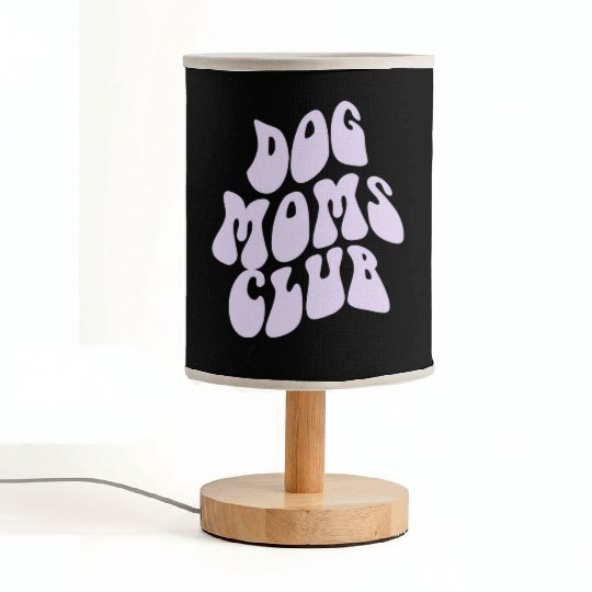 Dog Moms Club retro Pet Lover Fabric Lamps