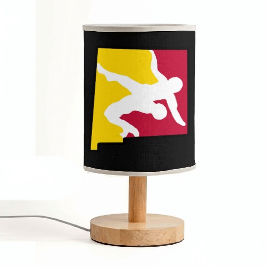 New Mexico Wrestling Fabric Lamps