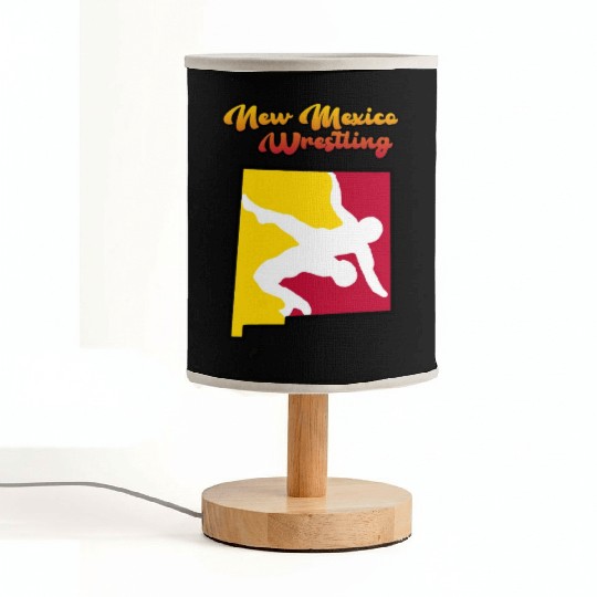 New Mexico Wrestling Fabric Lamps