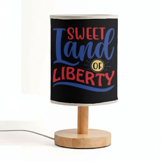 Sweet Land Of Liberty Fabric Lamps