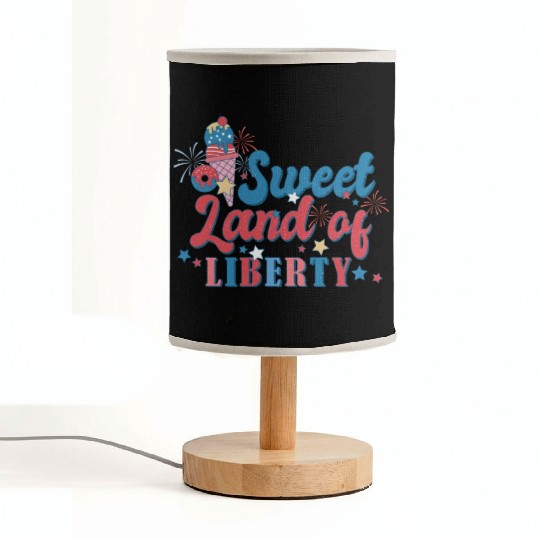 Sweet Land Of Liberty Fabric Lamps