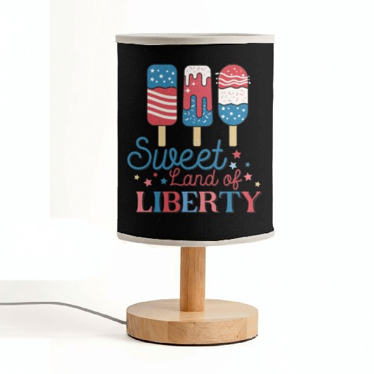 Sweet Land Of Liberty Fabric Lamps