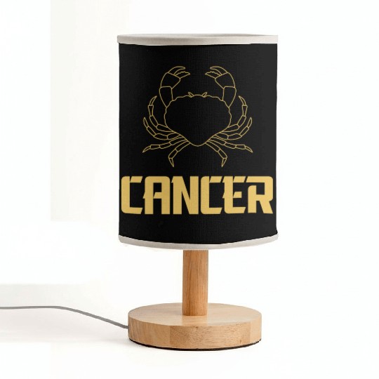 Cancer Zodiac Sign, astrology design, the crab Fabric Lamps