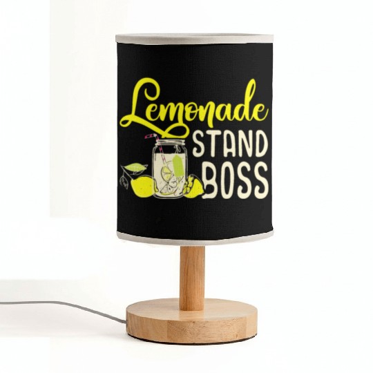 Lemonade Stand Boss Funny Lemon Juice Businesslemo Fabric Lamps