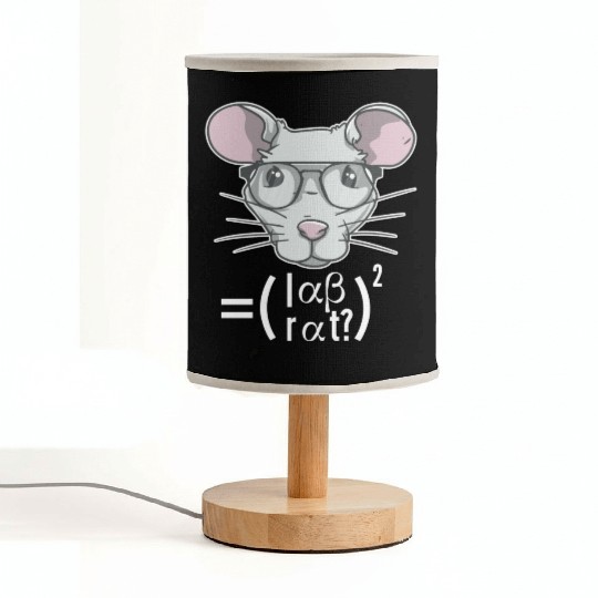 Lab Rat Science Chemistry Professor Laboratory Fabric Lamps