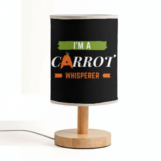 Im a carrot whisperer Fabric Lamps