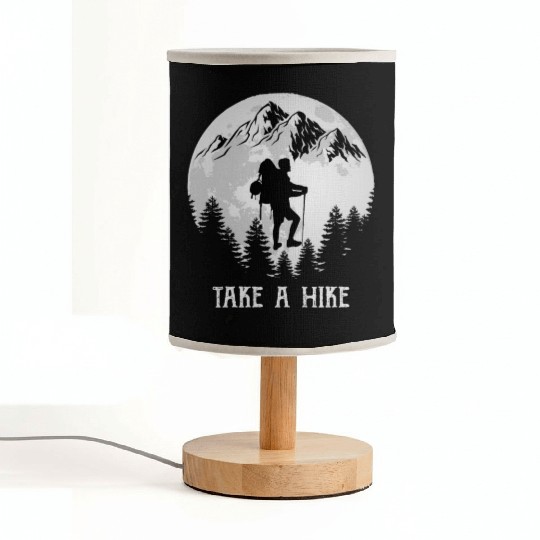 Take a Hike Wanderlust Hiking Fabric Lamps