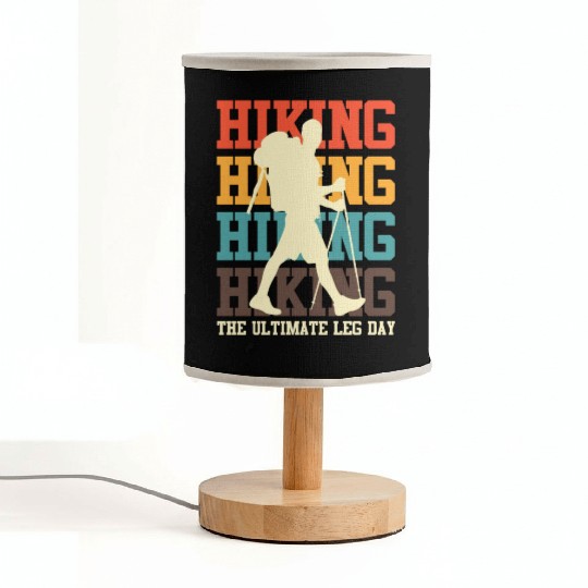 Wanderlust Ultimate Leg Day Mountain Fan Hiking Fabric Lamps