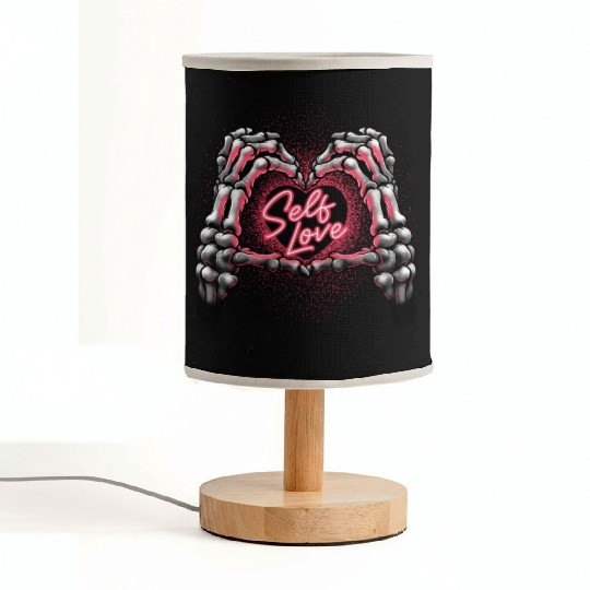 Self Love Bones Heart Fabric Lamps